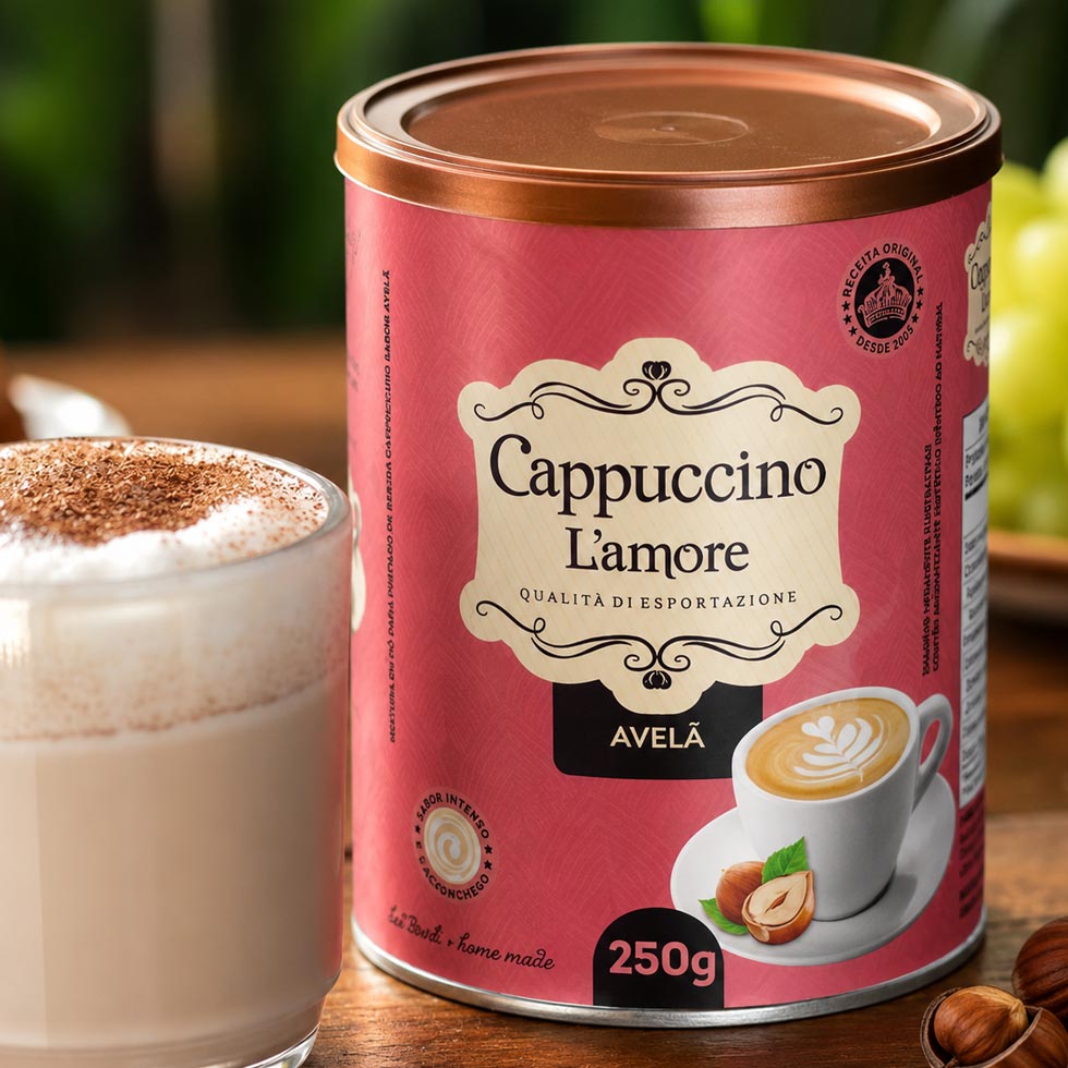 Cappuccino L'amore  - Avelã 250g