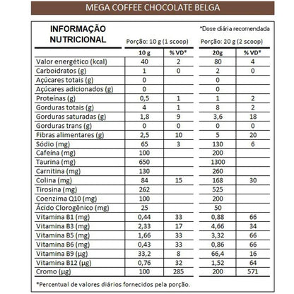 Mega Coffee - Chocolate Belga 250g